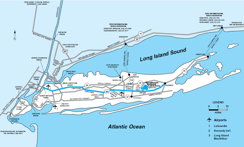 road map of long island