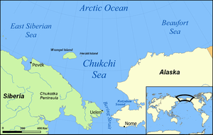 Чукотское море)是北冰洋的一个边缘海,位于楚科奇半岛