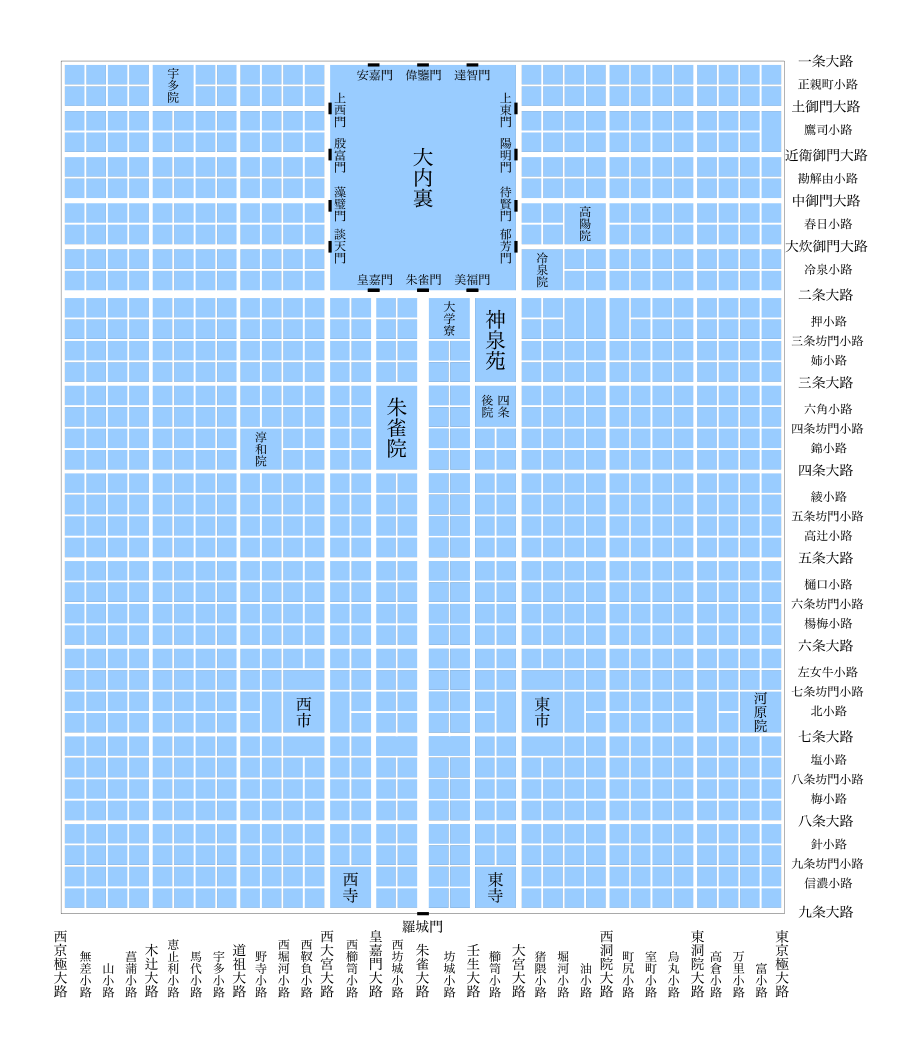 平安京地图