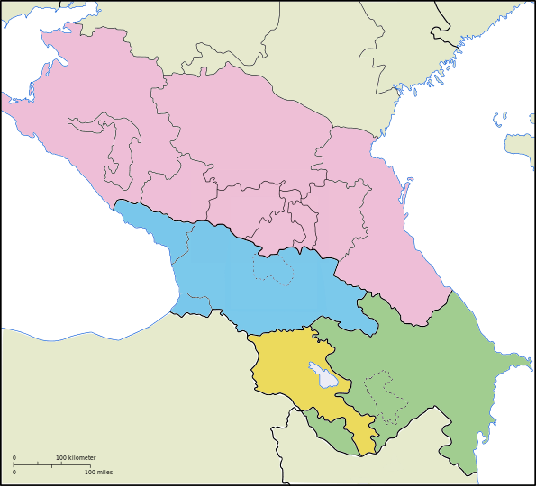 达吉斯坦共和国  车臣共和国  卡巴尔达-巴尔卡尔共和国  卡拉恰伊