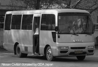 带有oda标志的日产civilian