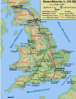 罗马帝国在不列颠尼亚行省建设的古道