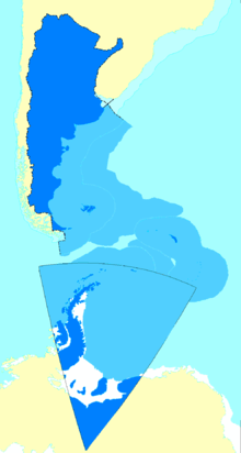 territory claimed by argentina