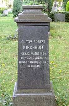 Tombstone at Alter St.-Matthäus-Kirchhof