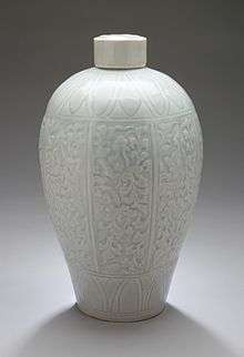 qingbai ware is characterized by a greenish tint, and is also