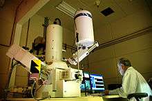 Primary scientific research being carried out at the Microscopy Laboratory of the Idaho National Laboratory.