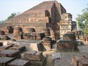 Nalanda, ancient center of higher learning in Bihar, India[9][10] from 427 to 1197