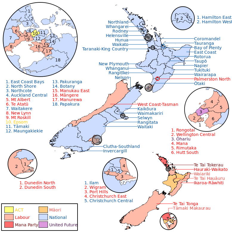 results by electorate