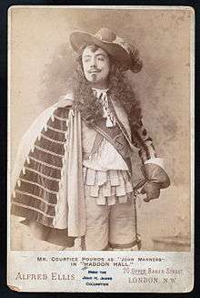 Courtice Pounds as John Manners in Haddon Hall, 1892