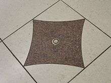 The spot at Tokyo Station where Osachi Hamaguchi was shot