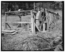 Directly water-powered ore mill, late nineteenth century