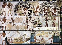 Scènes de vendanges en Égypte antique[23].