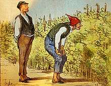 Émotion champêtre, par Honoré Daumier
« Faut que je regardions comment qu'murit le raisin : y' longtemps que j'avions point vu ça ! »
