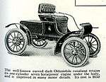 1902. L'Oldsmobile Curved Dash. La première automobile produite à la chaîne.
