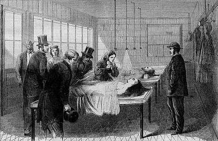La morgue de New-York en 1866.