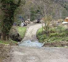 Passage a gué, ouvert aux véhicules motorisés (Royaume-Uni)