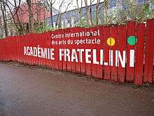 Académie Fratellini à Saint-Denis.