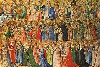 Fra Angelico, Les précurseurs du Christ avec les saints et les martyrs, 1423-1424.