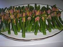 Asperges au jambon de pays