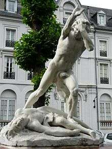 Bagnères-de-Luchon statue Caïn et Abel (2)