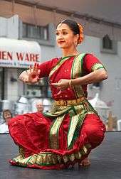 Danseuse du Bharata natyam.