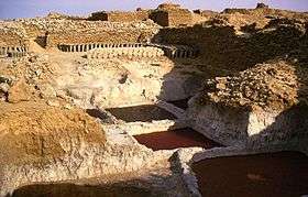 Toutes les salines ne sont pas littorales, telles les Salines de Bilma, au Niger, ici en décembre 1985