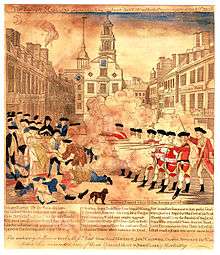 Massacre de Boston.