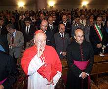 La pourpre cardinalice du cardinal Martino