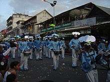 Défilé du Carnaval dans les rues de Cayenne en 2006