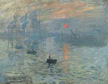 Impression, soleil levant, par Claude Monet (1872).