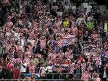 Supporteurs croates de handball
