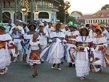 Défilé du Carnaval dans les rues de Cayenne en 2007