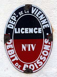 Licence IV dite « grande licence » ou « licence de plein exercice ».