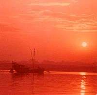 Tôt le matin sur le Gange