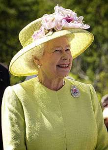 Elizabeth II, reine du Canada.