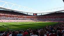 L'Emirates Stadium, stade du club d'Arsenal.