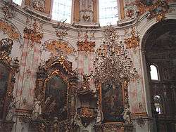 Intérieur de l'église abbatiale d'Ettal