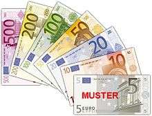 Billets en Euro