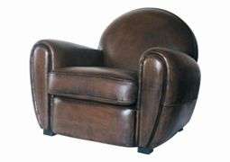 Fauteuil club rond.