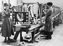 Châssis d'avion en bois. Première Guerre mondiale.