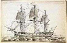 Une frégate corsaire de Dieppe en 1745.