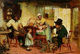 Le marchand de jouets (The Toy Seller) par David Henry Friston (fin XIXe).