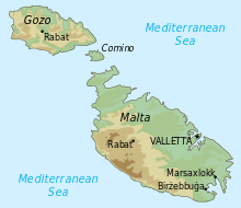 Carte générale de Malte