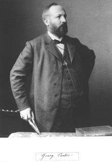 Georg Cantor en 1894