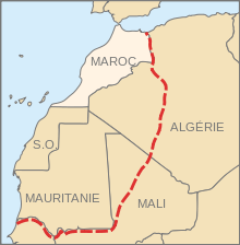 Espace géographique communément revendiqué par les tenants de la thèse du Grand Maroc