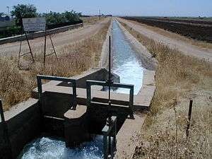 Canal d'irrigation en Anatolie.