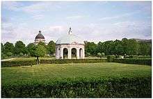 Pavillon dans le jardin public de Munich