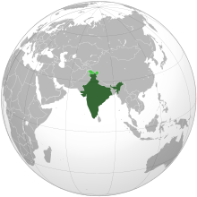 Description de l'image India (orthographic projection).svg.