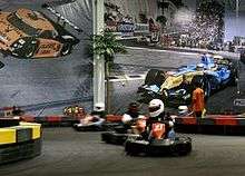 Une piste de karting indoor