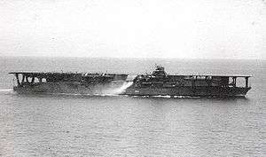 Le Kaga, porte-avions japonais construit sur une coque de cuirassé du Programme 8-8, a pris part à l'attaque de Pearl Harbour. Il a été coulé à Midway.